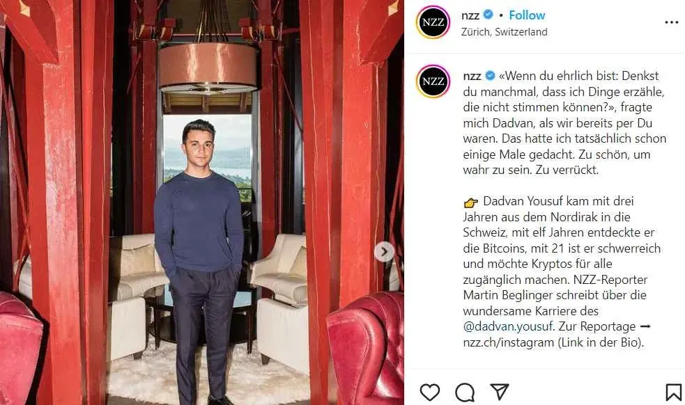 Dadvan Yousuf Vermögen, Eltern, Alter, Freundin, Kinder, Größe