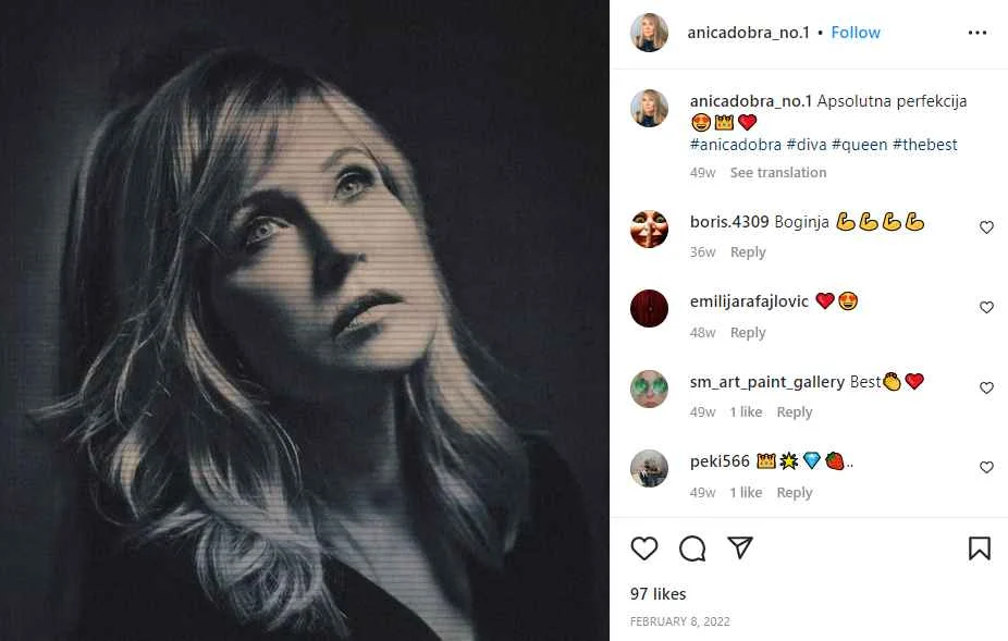 Anica Dobra Krankheit, Alter, Vermögen, Ehemann, Kinder, Größe