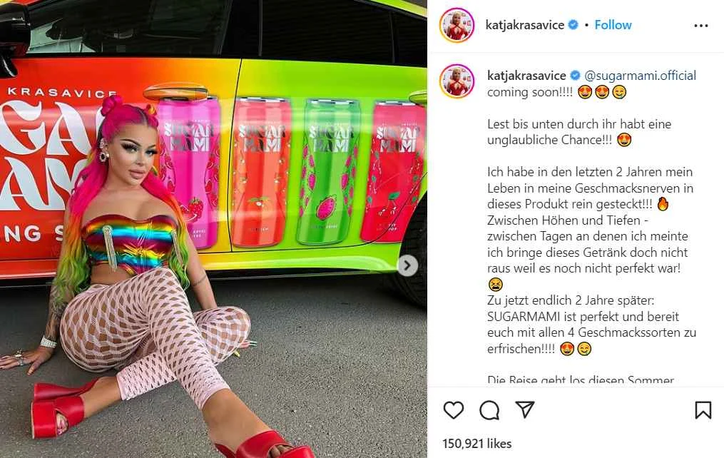Katja Krasavice Vermögen, Eltern, Alter, Größe, Partnerin, Kinder