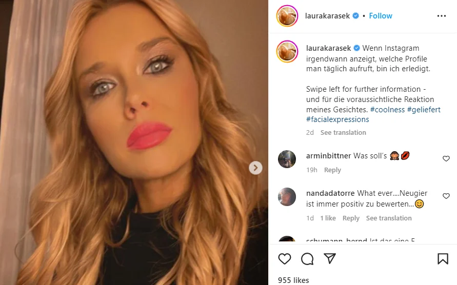 Laura Karasek Vermögen, Eltern, Alter, Ehemann, Kinder, Größe