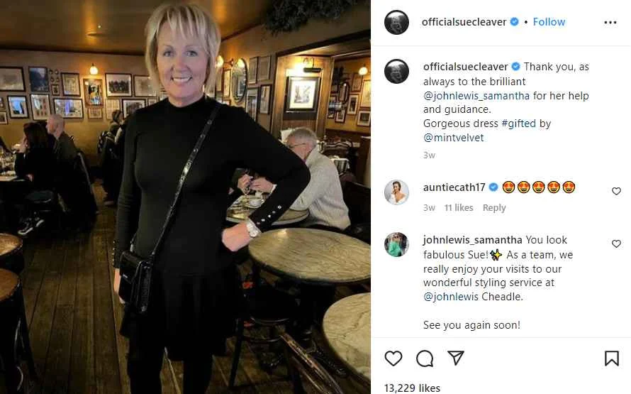 Sue Cleaver: Weight Loss, Age, Height, Parents, Origin, Net Worth