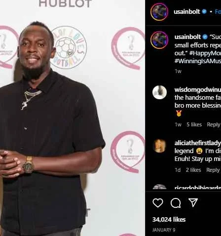 Usain Bolt Vermogen