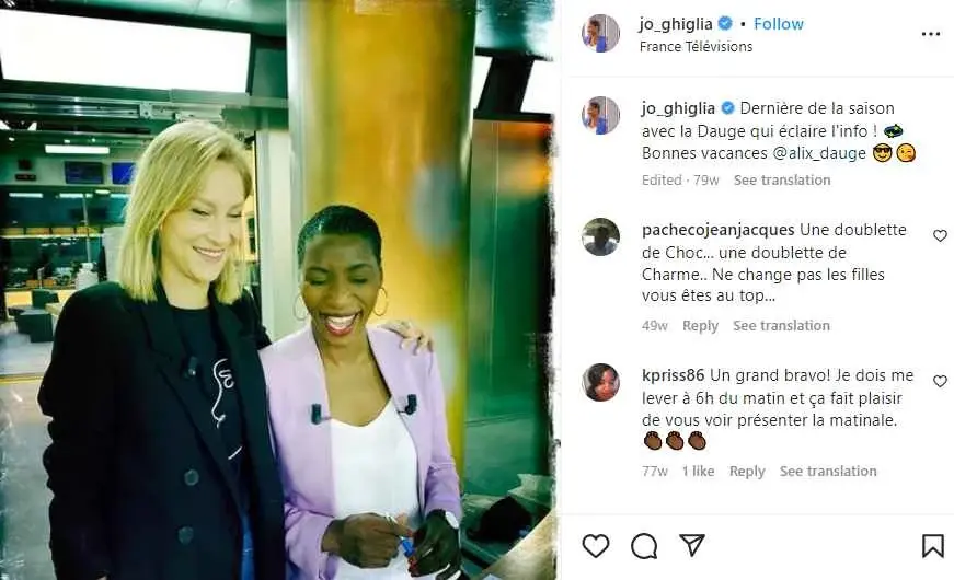 Johanna Ghiglia Et Son Mari, Taille, Poids, Parents, Âge & Fortune