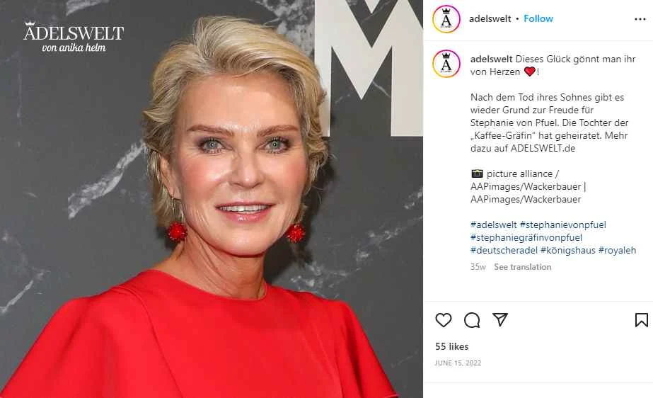 Stephanie Von Pfuel Vermögen, Eltern, Alter, Ehemann, Kinder