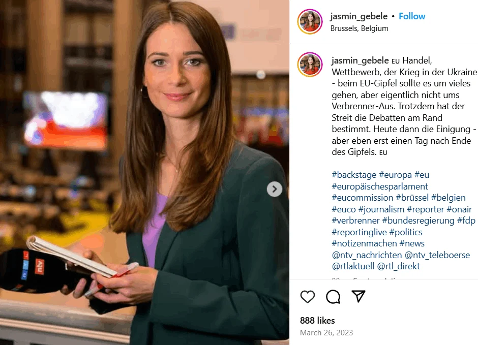 Jasmin Gebele Alter: Größe, Vermögen, Kinder,  Partner, Eltern