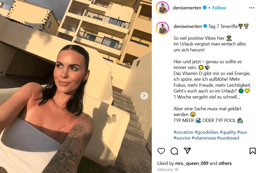 Von der Verkaufsfläche nach Hollywood: Denise Merten Alters Aufstieg zum Ruhm
