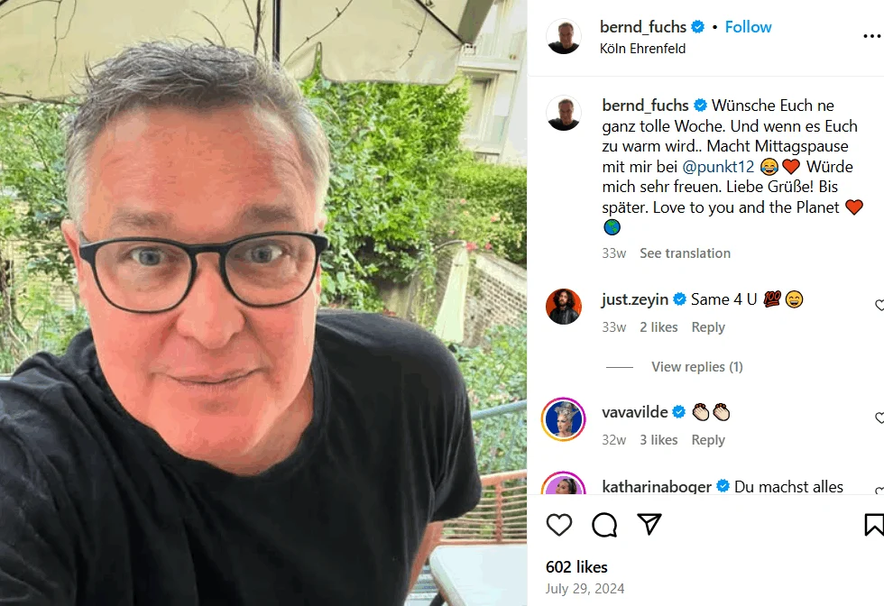 Bernd Fuchs Verheiratet: Alter, Vermögen, Kinder, Größe, Eltern