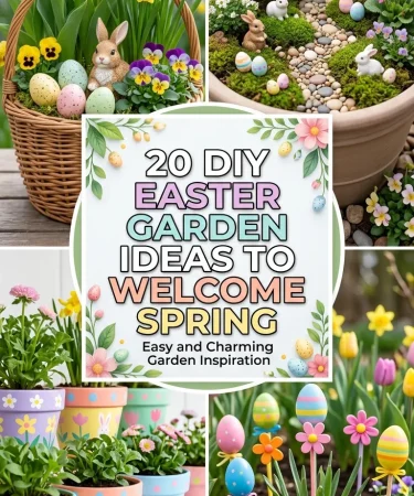 20 DIY Easter Garden Ideas to Welcome Spring