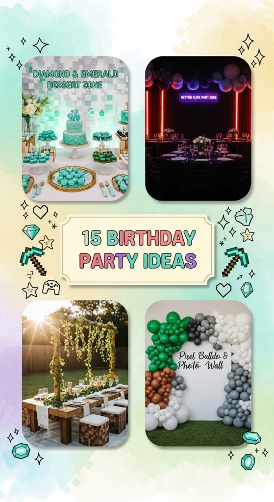 15 Minecraft Birthday Party Ideas