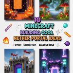 10 Minecraft Building Cool Nether Portal Ideas