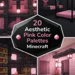 20 Aesthetic Pink Color Palettes Minecraft