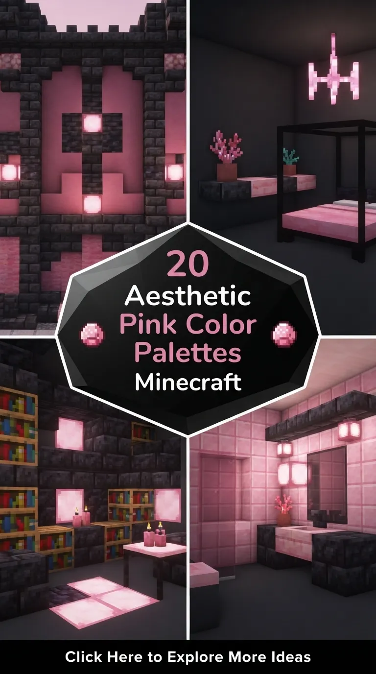 20 Aesthetic Pink Color Palettes Minecraft 20 Aesthetic Pink Color Palettes Minecraft