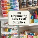20 Organizing Kids Craft Supplies Ideas