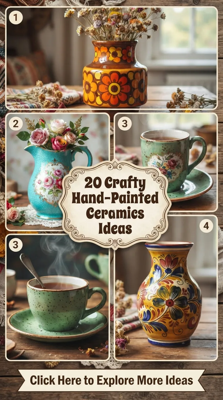 20 Crafty Hand-Painted Ceramics Ideas