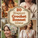 20 Elegant Crochet Bonnet Ideas