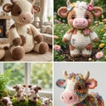 20 Gorgeous Crochet Cow Ideas