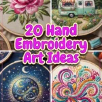 20 Hand Embroidery Art Ideas