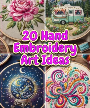 20 Hand Embroidery Art Ideas