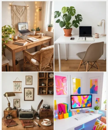 20 Aesthetic Desk Corner Ideas
