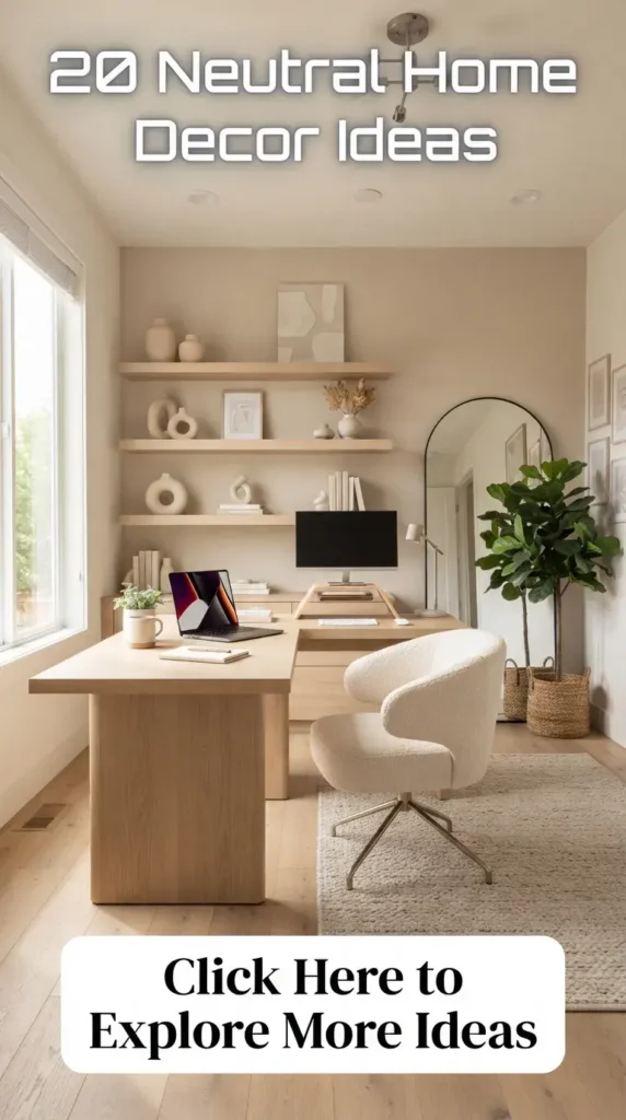 20 Neutral Home Decor Ideas