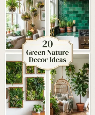 20 Green Nature Decor Ideas