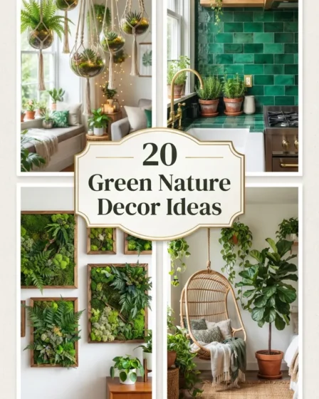 20 Green Nature Decor Ideas