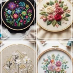 20 Embroidery Flower Stitching Ideas