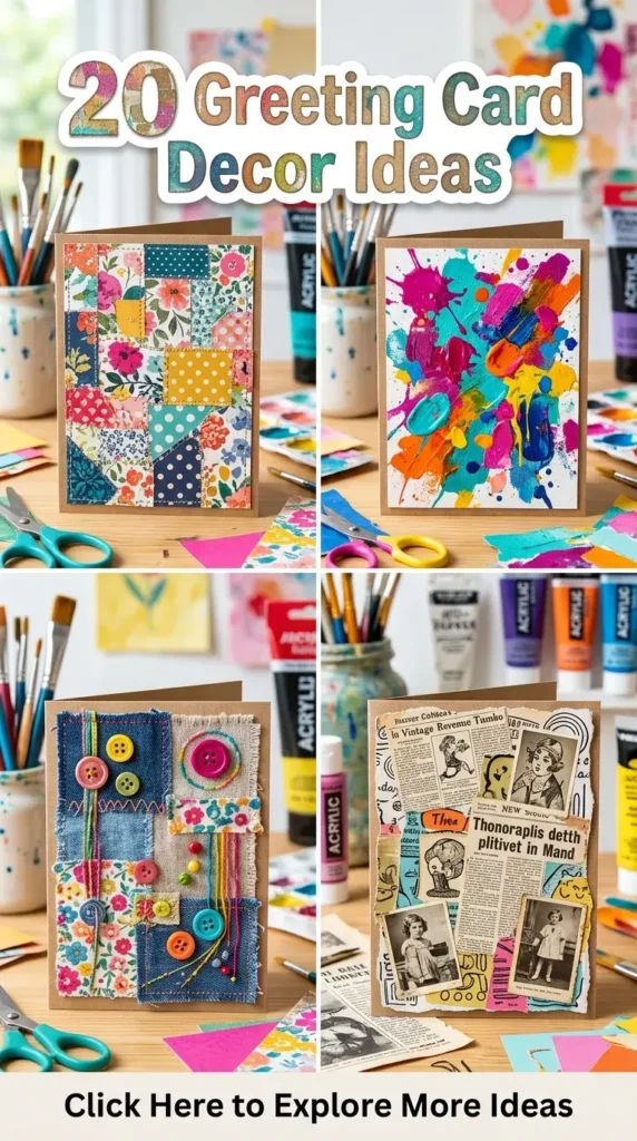 20 Greeting Card Decor Ideas
